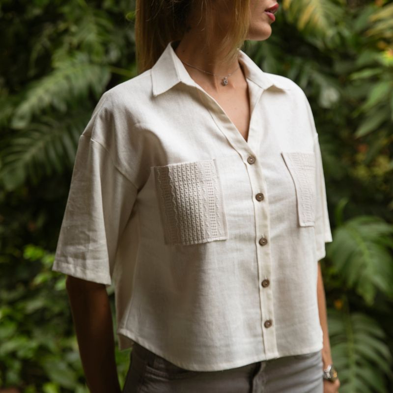 Camisa Helena Beige