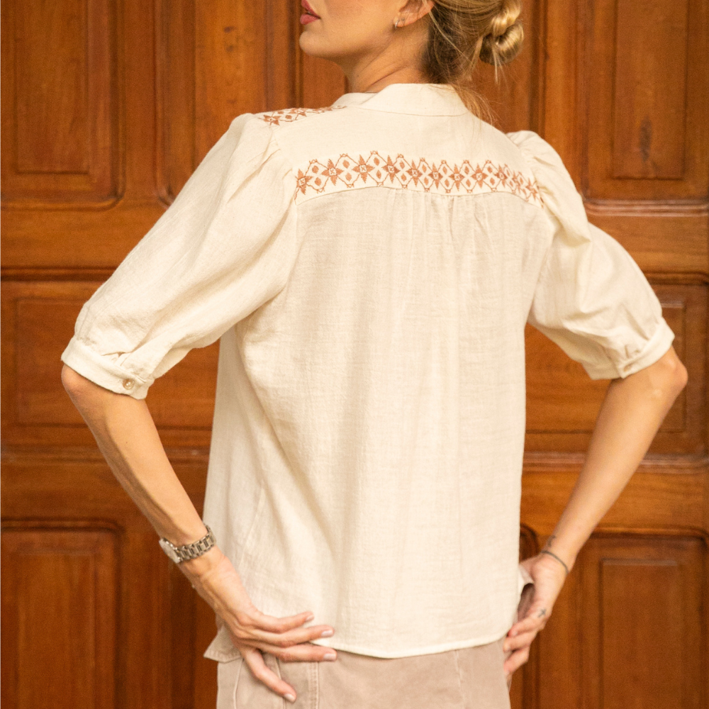 Rosi Sand Blouse