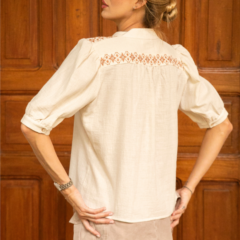 Rosi Sand Blouse