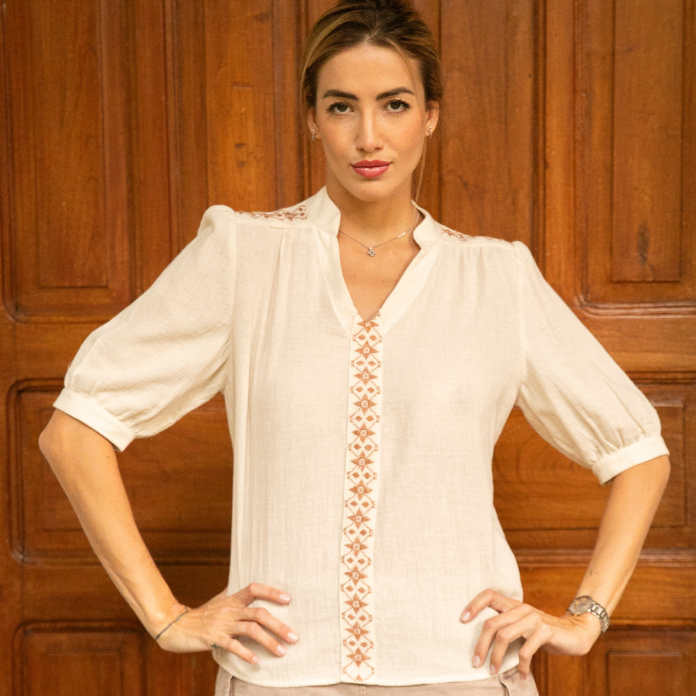 Rosi Sand Blouse