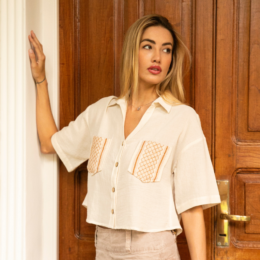 Camisa Helena Natural