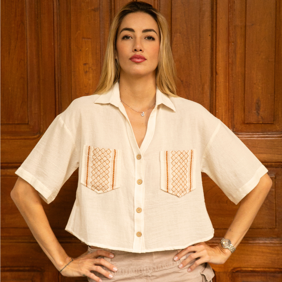 Camisa Helena Natural